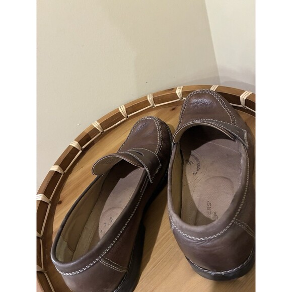 DOCKERS Brown Leather Penny Loafers Men’s Size 8 – Casual or Dress Slip-Ons - Picture 6 of 6